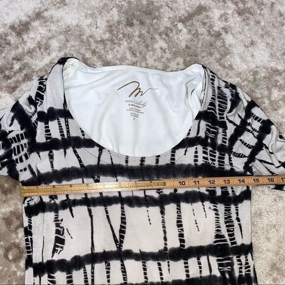 MIRACLEBODY by Miraclesuit Women's Marilyn 3/4 Sleeve Pullover Dress SZ SM - Picture 9 of 10